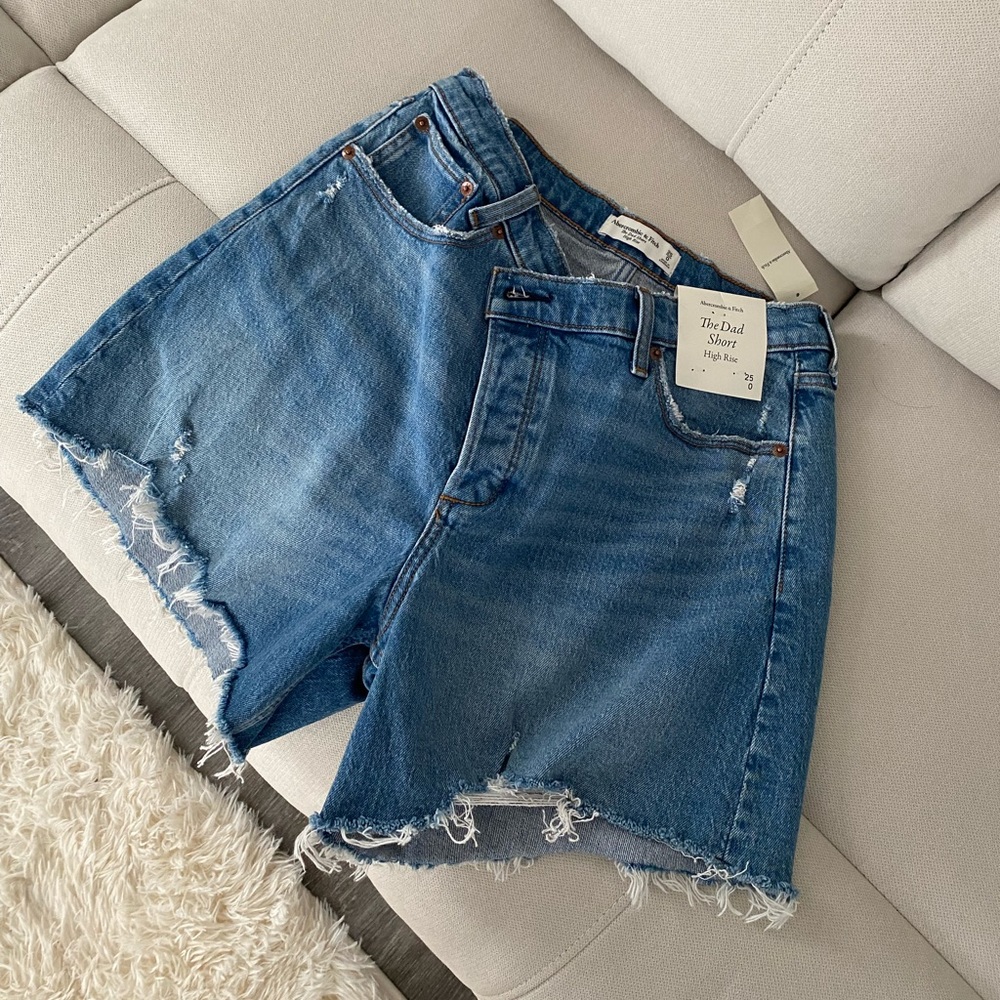 Abercrombie Dad High Rise Shorts